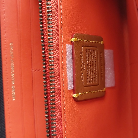 1941 Coach Glovetanned  lined rare leather  wallet NWT  wristlet Meadowlark - Picture 7 of 16